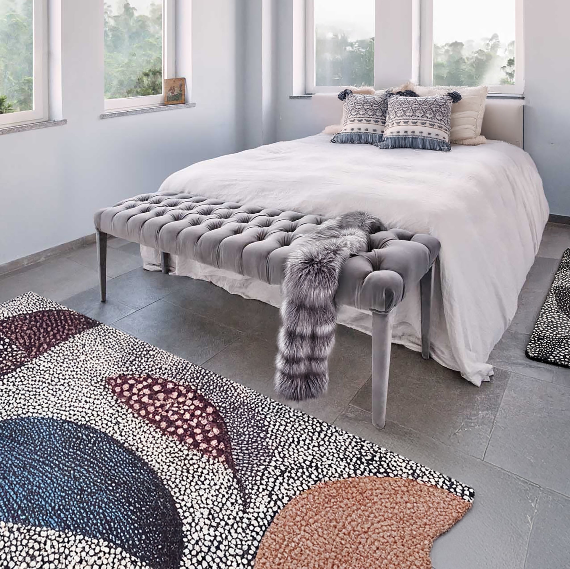 Farfalla Ottoman Bench 160cm