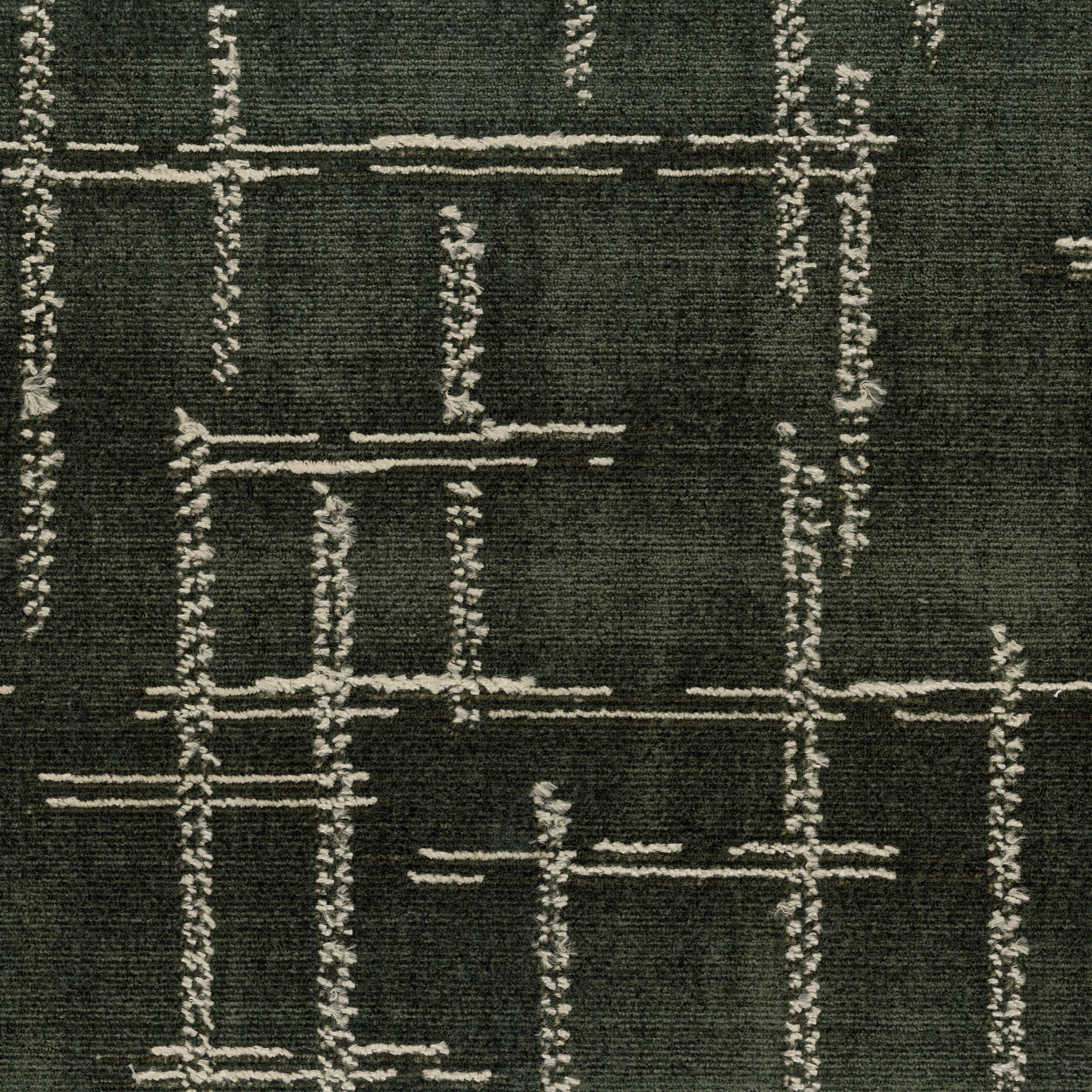 Jacquard Velvet 3 Moss