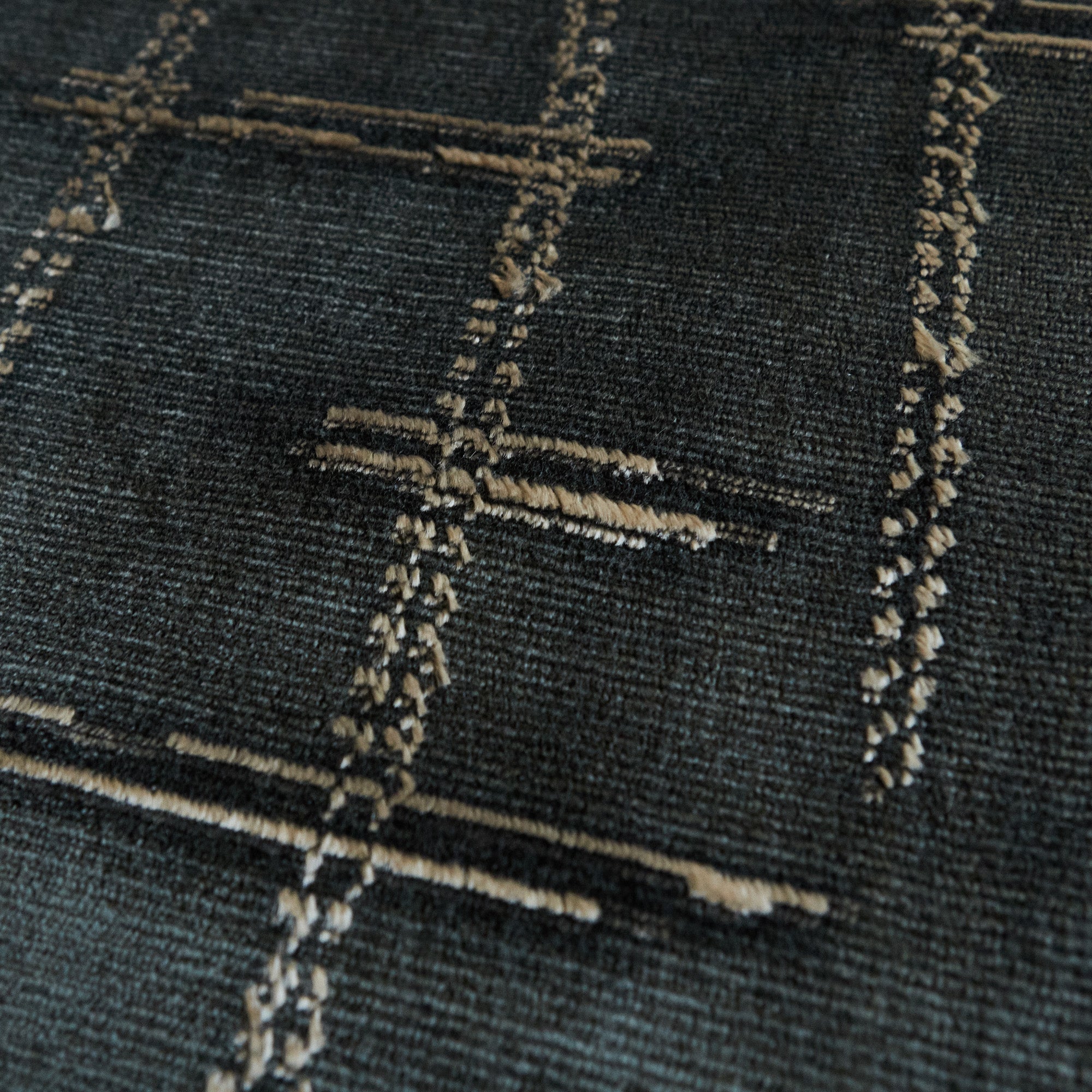 Jacquard Velvet 3 Moss