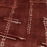 Jacquard Velvet 6 Rust