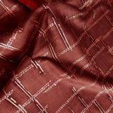 Jacquard Velvet 6 Rust
