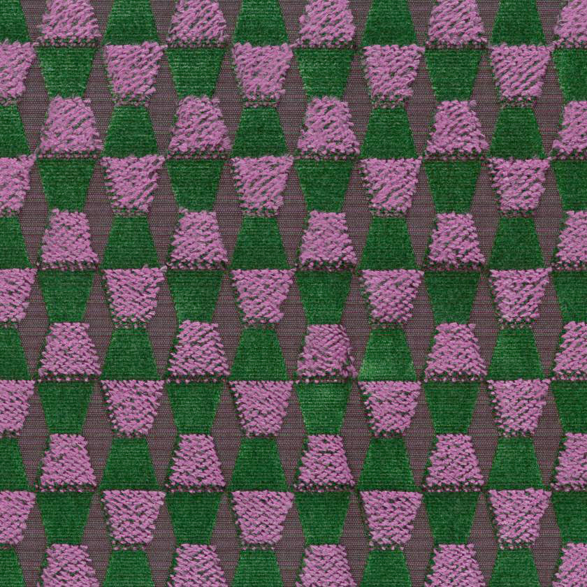 Jacquard Velvet 8 Jade Fuchsia