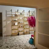 Enrica - 24 Karat Gold shelving system