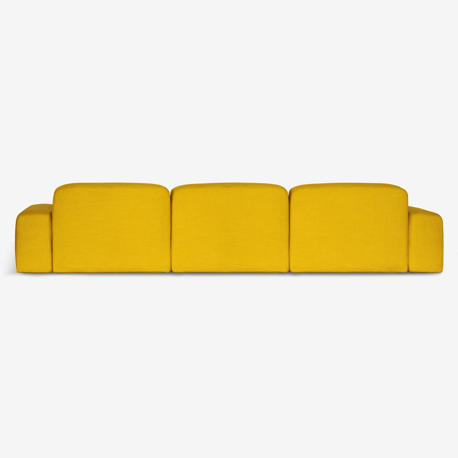 BioSofa collection - backrest of yellow Libero on white