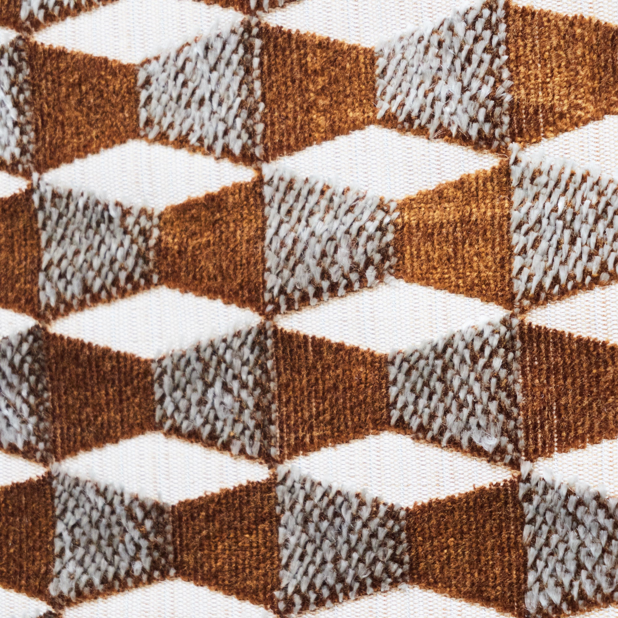 Jacquard Velvet 1 Ochre Silver