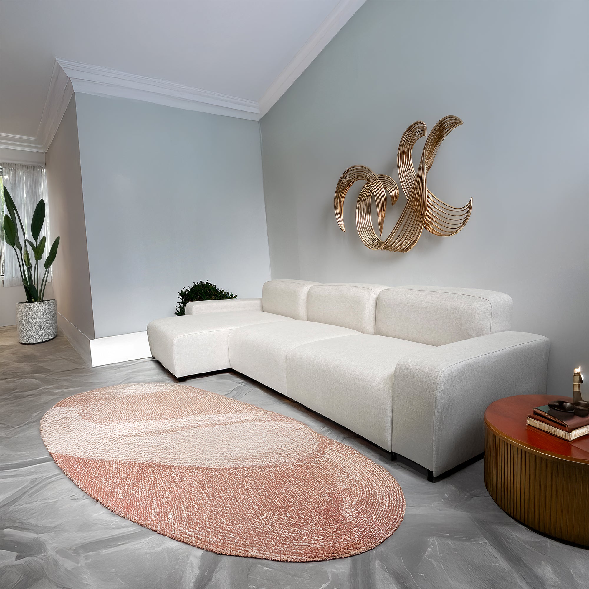 Libero 3,5 seater chaise sofa