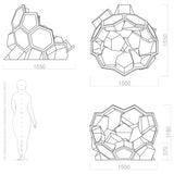 quartz dimensions and technical drawing