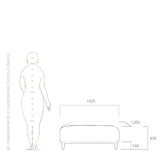 pouf dimensions and drawing