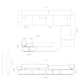 domino modular sytem drawing and dimensions