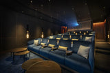 custom made cinema for a luxury hotel