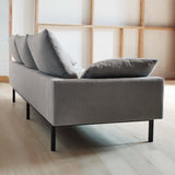 Plush Seat and Customizable Armrests.