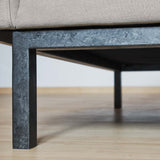 Brushed Iron Structure for Refined Aesthetics.