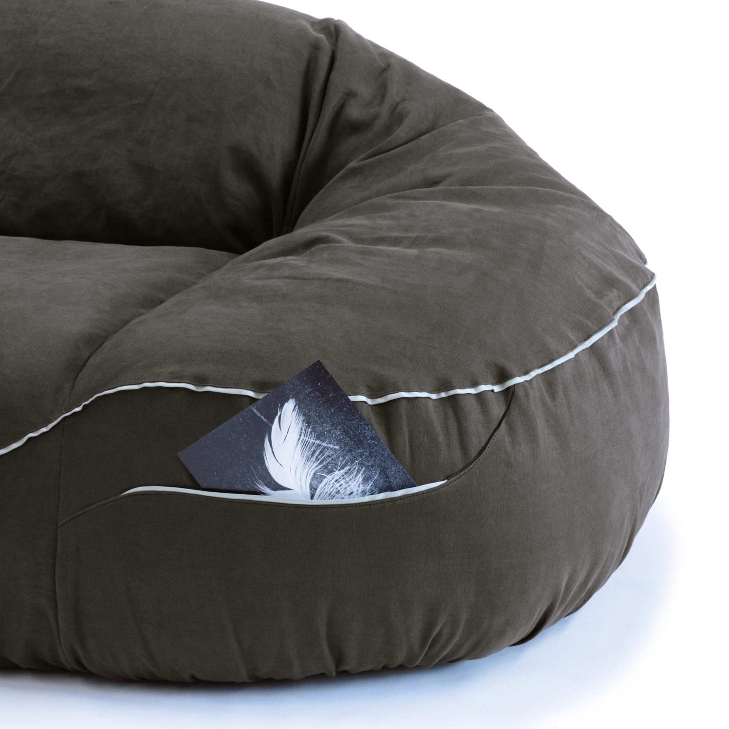 Comfortable Seating with Bruno Sofa in chocolate brown