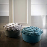 Pouf with Round and Compact Design