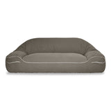 sustainable chocolate brown sofa