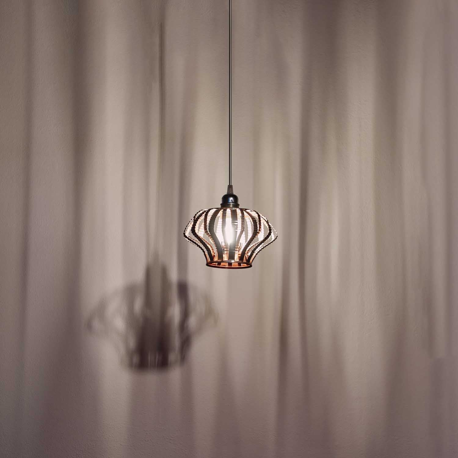 Tiny Hand-Crafted Ceiling Fixture: Sustainable Style
