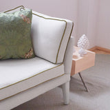 Solid Beech Wood Frame with Jute Belts and Springs - Stellina Loveseat