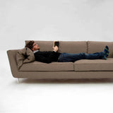 Personalized Relaxation: Adjustable Side Cushion Sofa