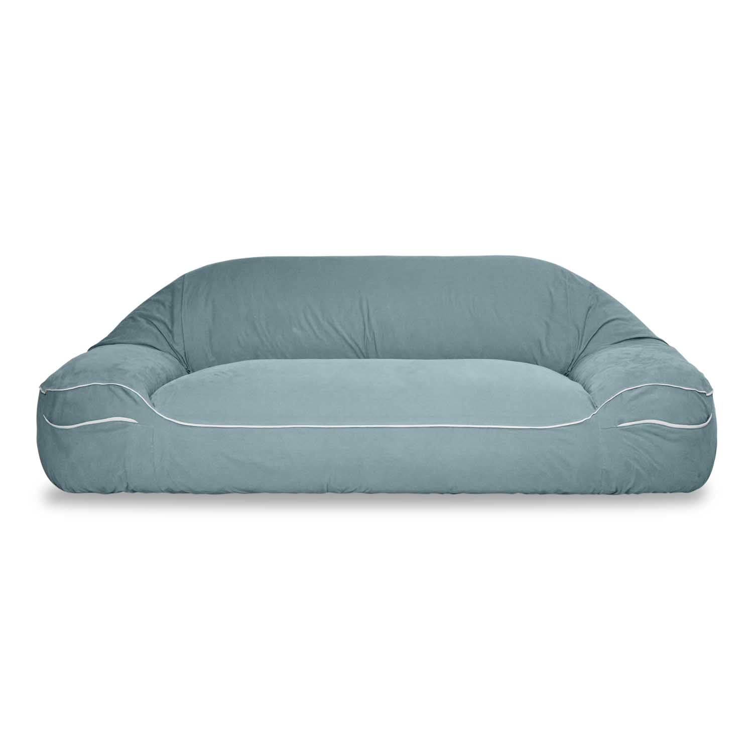 mint green sustainable sofa
