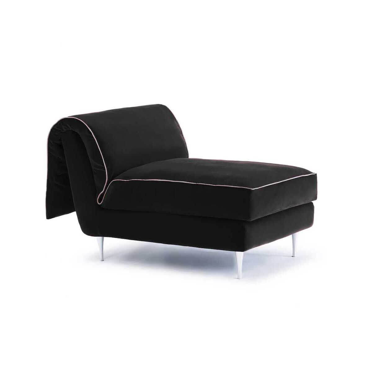 Small Daybed, Big Comfort – ddp Studio - black velvet ottoman