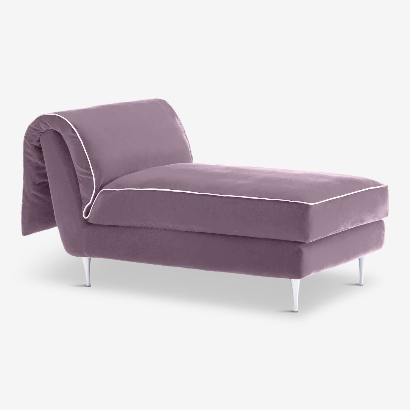 Natural Latex and Cotton Padding Daybed, pink velvet chaiselongue
