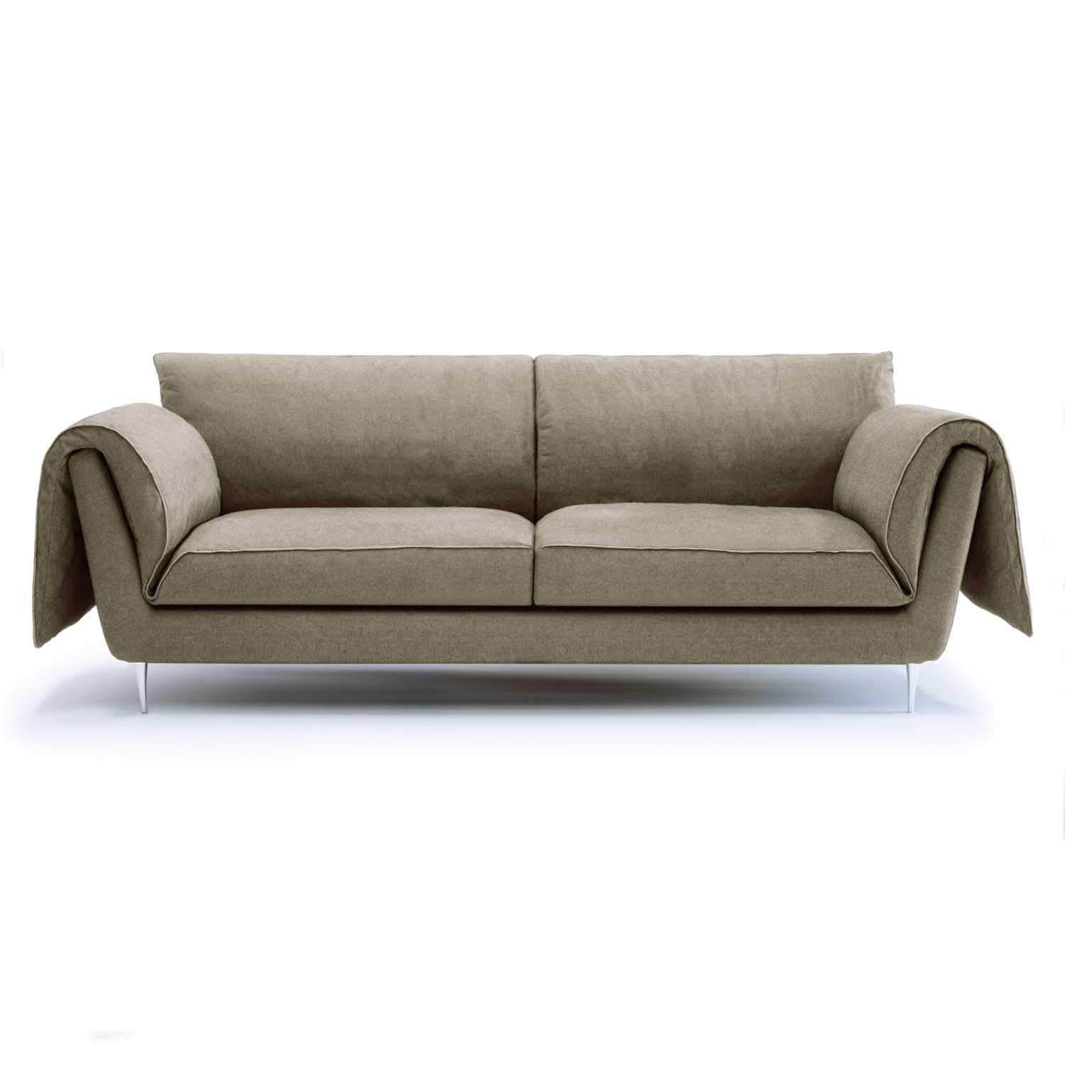 Casquet: A bestseller in modern living. beige natural linen upholstery.
