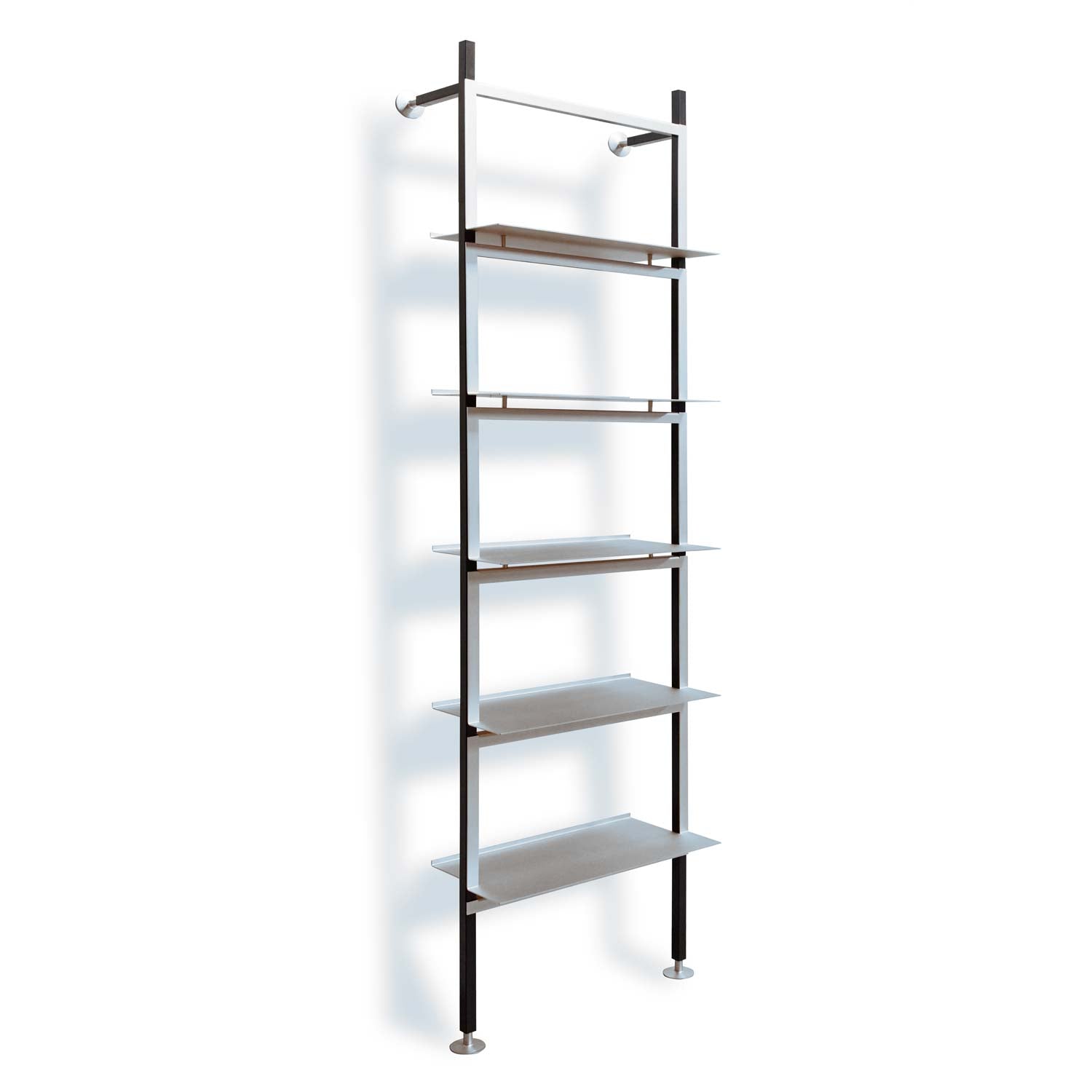silver bookshelf enrica