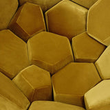 crystal details contemporary arm chair