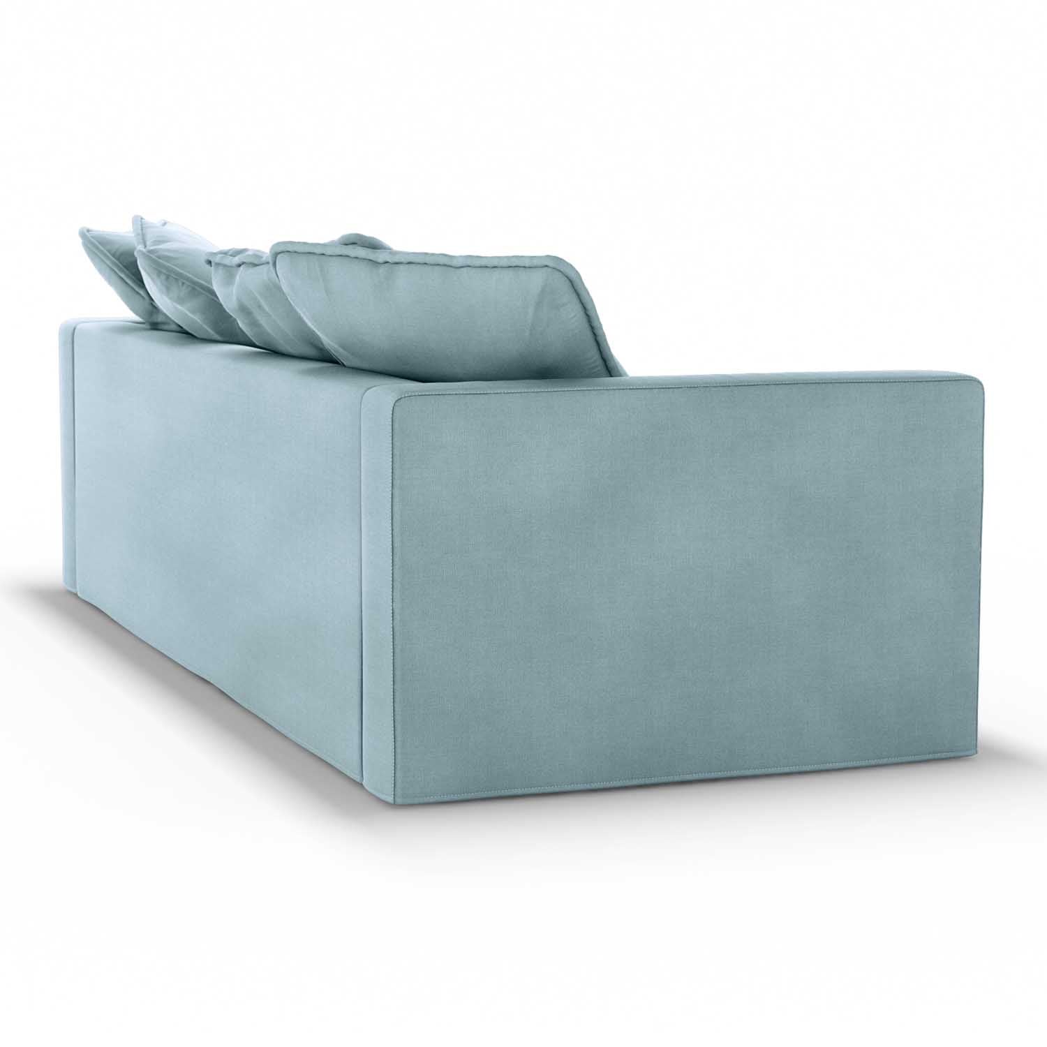 mint green rafael sofa back detail