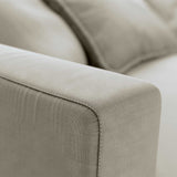 handmade couch, stitching detail