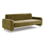 Egg-Shaped Ash Feet – Signature Style, beige leather sofa