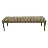 light grey end of bed seating