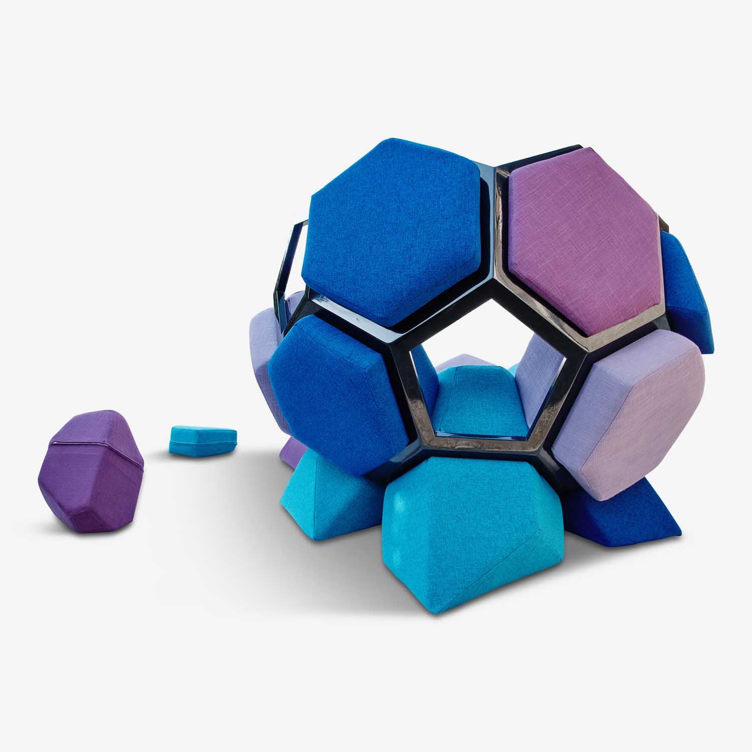 Striking Geometric Shapes, ctrlzak design armchair