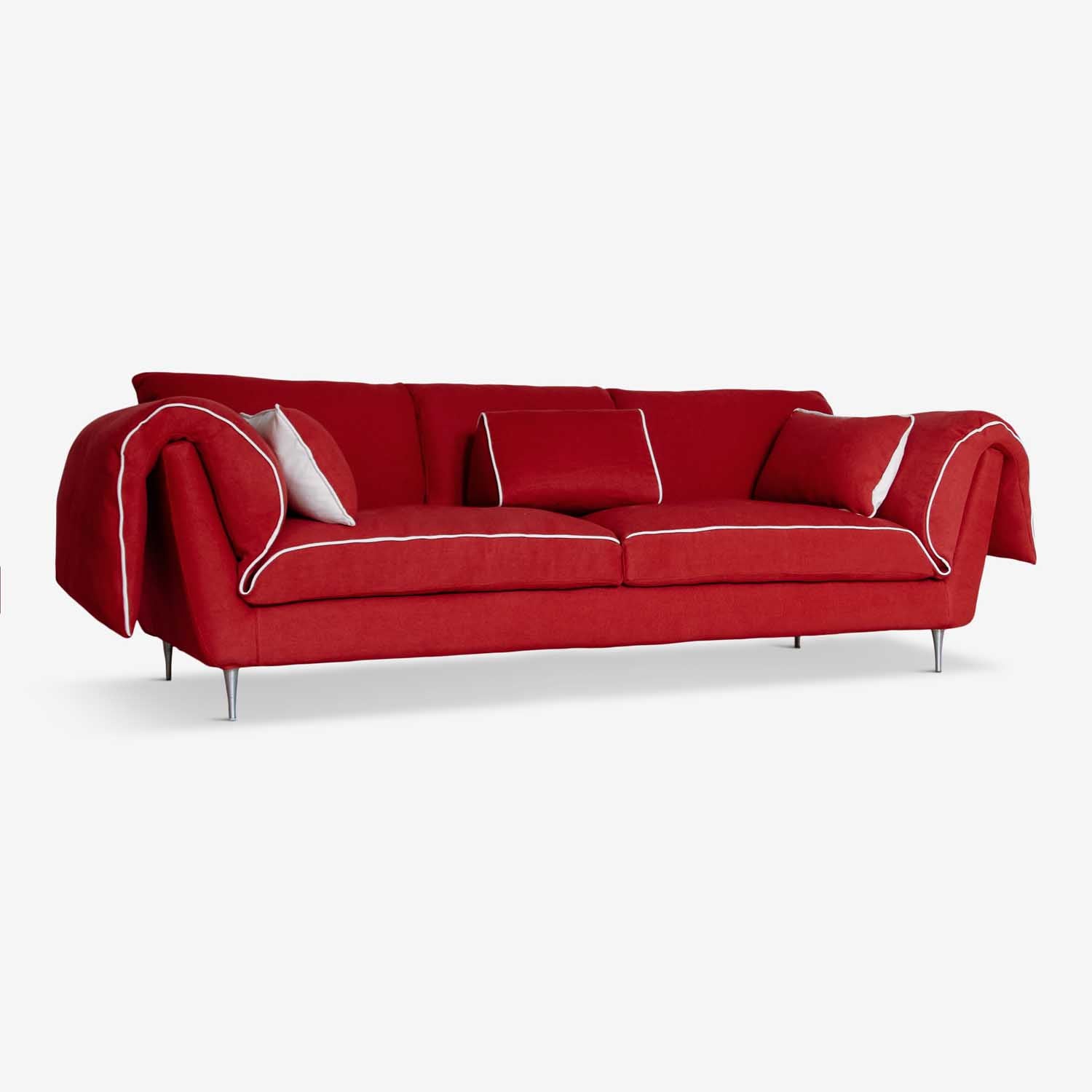 ddp Studio Inviting Sofa on White Background