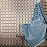 Panoramica Plaid blue by Lanificio Leo