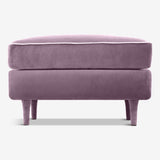 Stylish Pouf pink Velvet- Sustainable Living