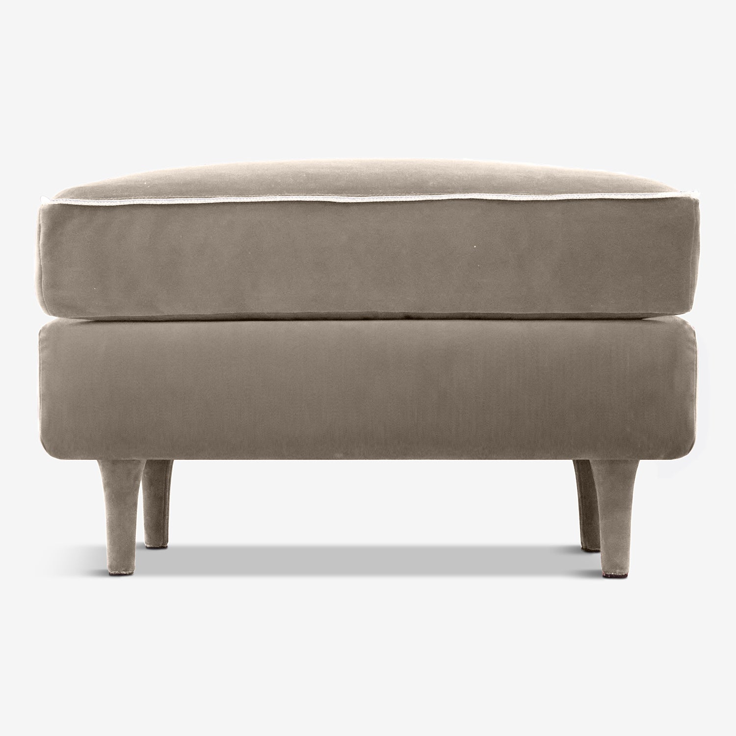 Chic Side Table beige velvet - Sustainable Craftsmanship