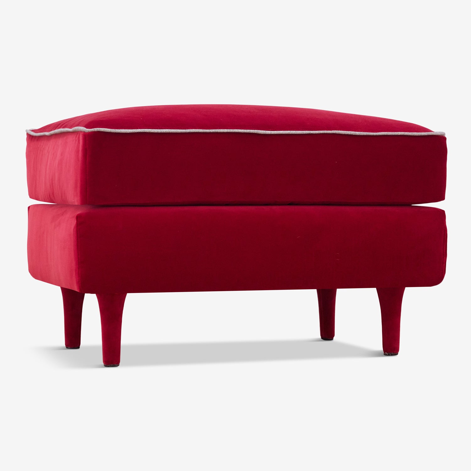 Elegant Small Ottoman - Cotton and Latex Padding