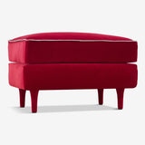 Elegant Small Ottoman - Cotton and Latex Padding