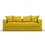 Relaxed Look and Feel, yellow sofa