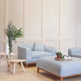 Compact Classic Armchair - wooden feet