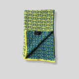 Bio Baby Blanket - Yellow & Blue Medusa