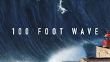 Surfer conquering colossal wave at Nazaré, Portugal – extreme surfing thrill.