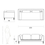 Lele 2,5 seater sofa