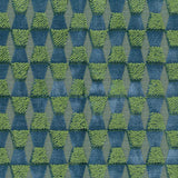 Jacquard Velvet 7 Blue Olive