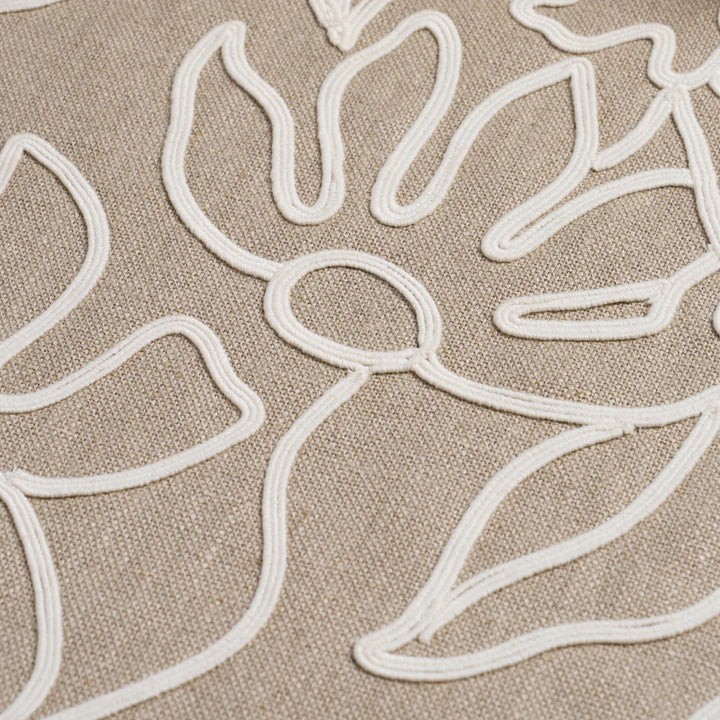 Linen Flower Embroidery