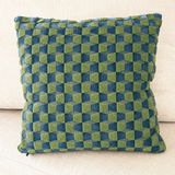 Jacquard Velvet 7 Blue Olive