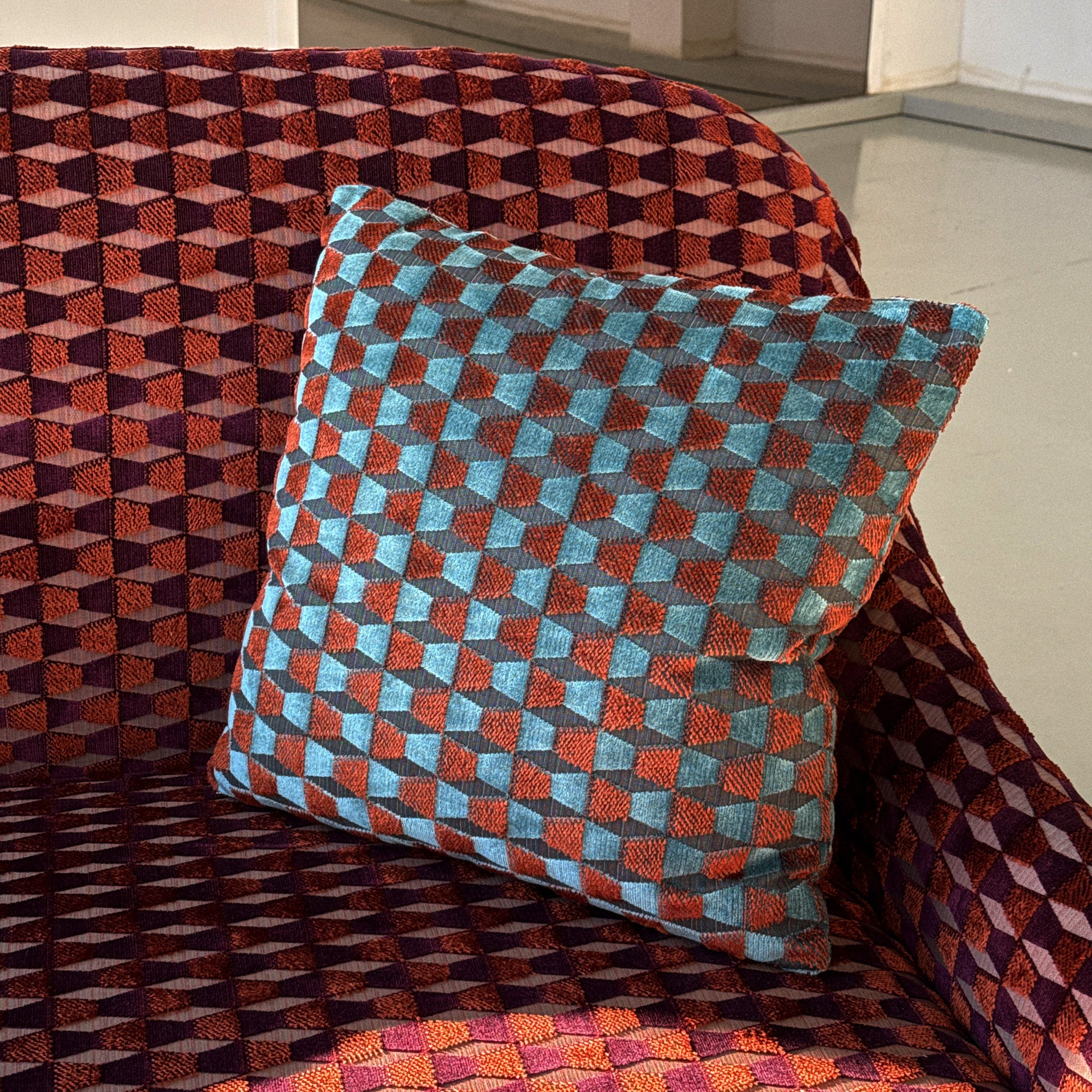 Jacquard Velvet 5 Acqua Rust