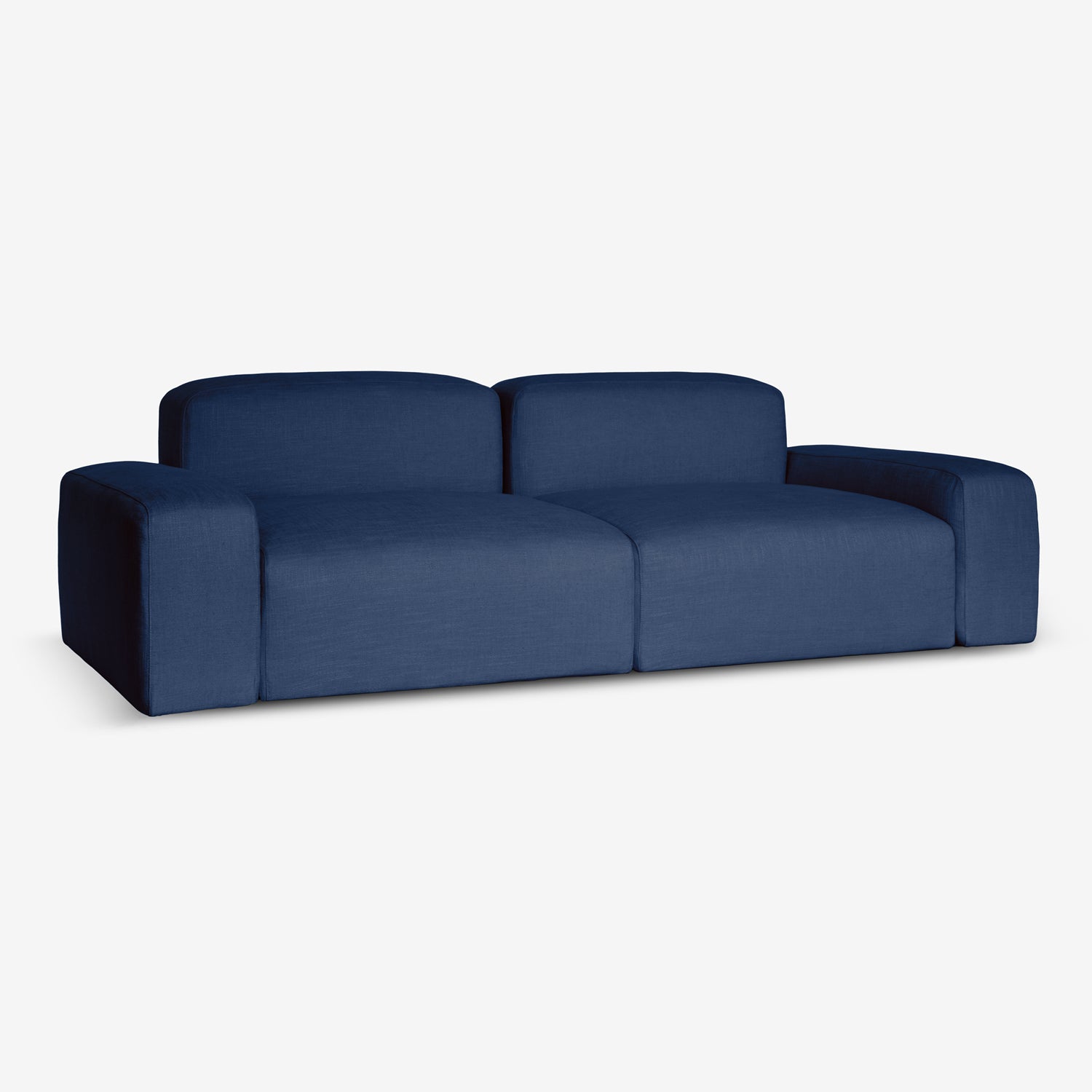 Minimalist Navy Blue Sofa for Sustainable Living