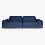 Comfortable navy blue Seating with Natural Latex